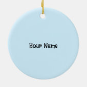 Bellflower Black Horse Ornament (Achterkant)