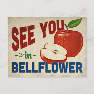 Bellflower California Apple - Vintage Travel Briefkaart