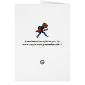 Bellhop in Uniform, Suitcase en Golf Club (Achterkant)