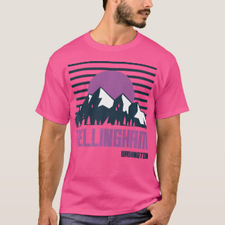 Bellingham Mountains Hiking Camp Washingto T-shirt