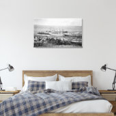 Bellingham, WA Docks Uitzicht of Lumber Ships Canvas Afdruk (Insitu (Slaapkamer))