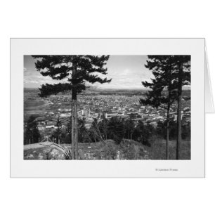 Bellingham, WA Vue de la ville depuis Sehome Hill