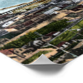 Bellingham, Washington — antenne van de stad Poster (Hoek)