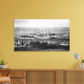 Bellingham, Washington - Ocean Vessels Canvas Afdruk (Insitu (Woonkamer))
