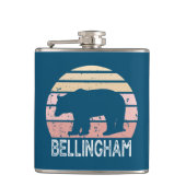 Bellingham Washington Retro-Beer Heupfles (Voorkant)