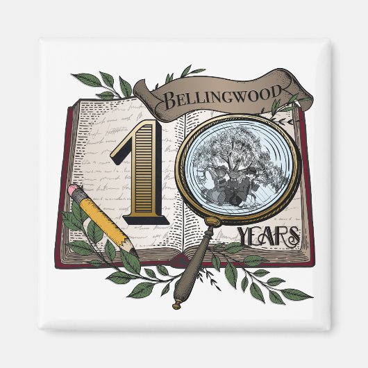 Bellingwood Ten Year Magnet Magneet (Voorkant)