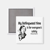 Bellingwood Time Magnet Magneet (Voorkant / Achterkant)