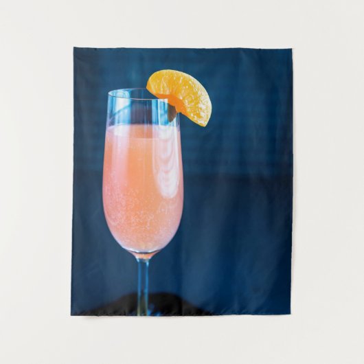 Bellini cocktail wandkleed (Voorkant)