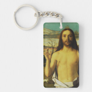 Bellini's De Zaligende Christus Venetiaanse Luiste Sleutelhanger