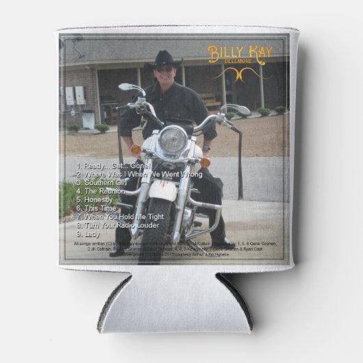 Bellmore door Billy Kay CD Back Hoesje Koelboxxen Blikjeskoeler (Voorkant)