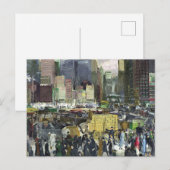 Bellows - New York, beroemd schilderij, Briefkaart (Voorkant / Achterkant)