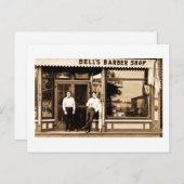 Bell's Barber Shop  Americana Briefkaart (Voorkant / Achterkant)