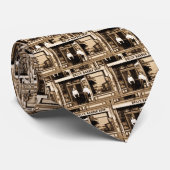 Bell's Barber Shop  Americana Stropdas (Opgerold)