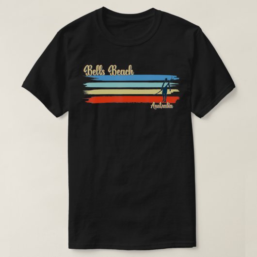 Bells Beach Australia Surfing Beach T-shirt (Design voorkant)