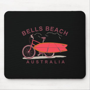 Bells Beach Australië Surfplank Fiets Surfer  Muismat