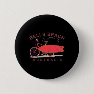 Bells Beach Australië Surfplank Fiets Surfer Ronde Button 5,7 Cm