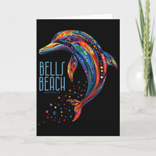 Bells Beach Australië Vintage Surfer Retro Surfen Kaart
