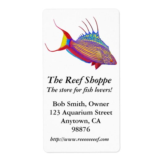 Bells Flasher Wrasse Label (Voorkant)