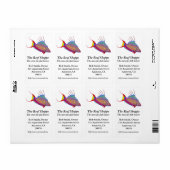 Bells Flasher Wrasse Label (Full Sheet)