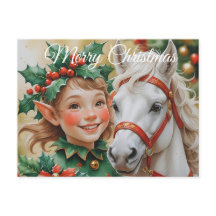 Bells Holly en Horse Christmas Elf