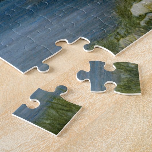 Bells marron dessinant le puzzle (Côté)