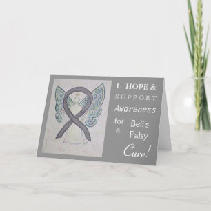 Bell's Palsy Awareness Ribbon Wenskaart Kaart