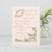 Bells Wedding Invitting Kaart (Staand voorkant)