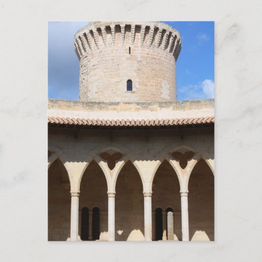 Bellver-kasteel Briefkaart (Voorkant)