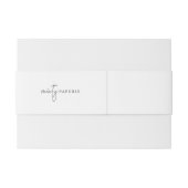 Belly Band - Landschap 2 x 15 inch Uitnodigingen Wikkel (Achterkant Voorbeeld)