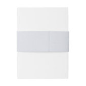 Belly Band light Blue Modern Uitnodigingen Wikkel (Achterkant Voorbeeld)