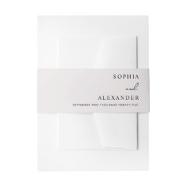 Belly Band Uitnodigingen Wikkel