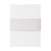 Belly Band Uitnodigingen Wikkel (Achterkant Voorbeeld)