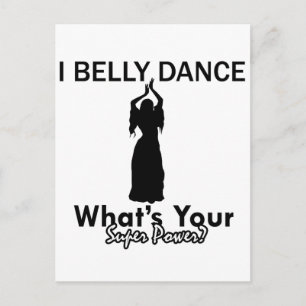 Belly Dance design Briefkaart