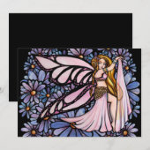 Belly Dance Fairy Art Belly Dancing Fairies Kaart (Voorkant / Achterkant)