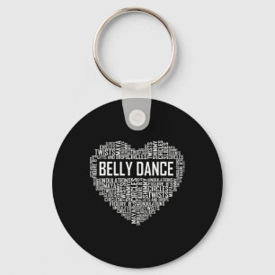 Belly Dance Lover Gift Buikdanser Hartgeschenken Sleutelhanger