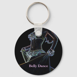 Belly Dance zwart Sleutelhanger
