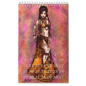 Belly Dancer art Kalender (Jan 2026)