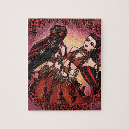 Belly Dancer Art Legpuzzel (Verticaal)