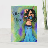Belly Dancer bedankt je kaarten (Voorkant)