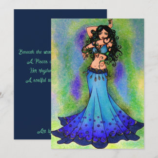 Belly Dancer Birthday-kaarten Feestdagenkaart