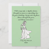 Belly Dancer Birthday-kaarten Feestdagenkaart (Achterkant)