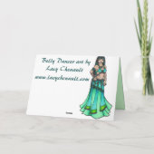 Belly Dancer Birthday-kaarten Kaart (Achterkant)