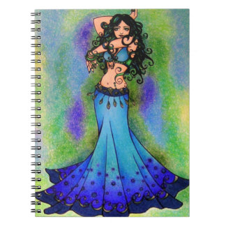 Belly Dancer Birthday-kaarten Notitieboek