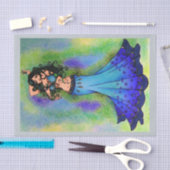 Belly Dancer Birthday-kaarten Tissuepapier (Craft)