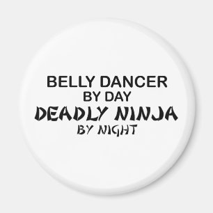 Belly Dancer Deadly Ninja bij nacht Magneet