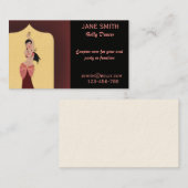 Belly Dancer-entertainment Visitekaartje (Voorkant / Achterkant)