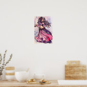 Belly Dancer Goddess Poster (Keuken)