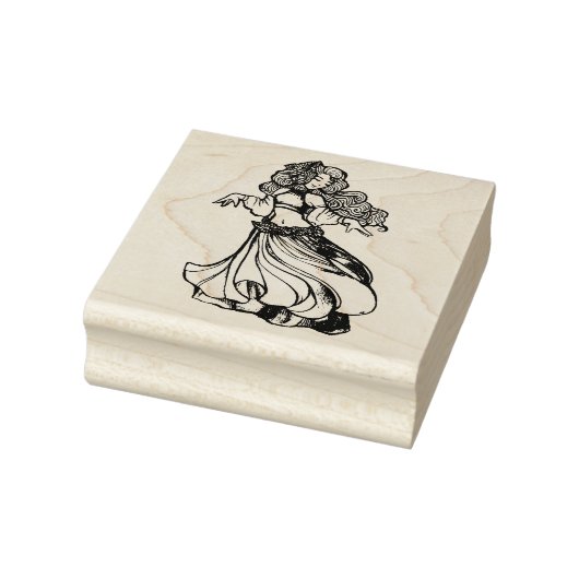 Belly Dancer Goddess Rubberstempel (Stempel)
