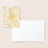 Belly Dancer Gold Folie Kaarten (Display)
