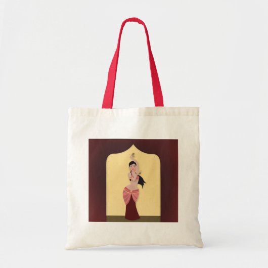 Belly Dancer Middle Eastern danser Tote Bag (Voorkant)